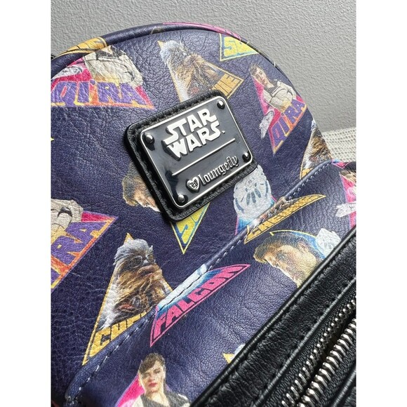 Loungefly Star Wars Blue and Black Backpack Leather main image 6